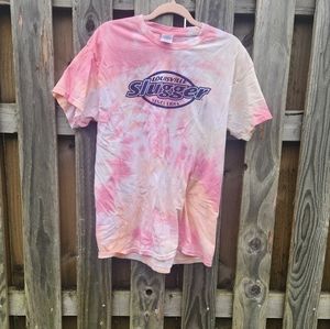 Upcycled tie dye men's large tee shirt